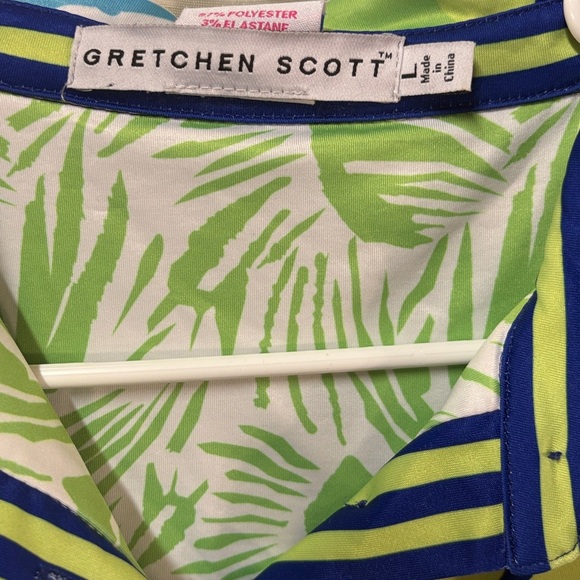 Gretchen Scott Designs Jersey Split Neck Dress Large - Picture 3 of 12